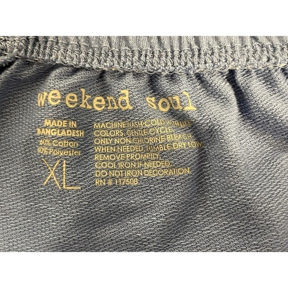 Weekend Soul Blue Shorts & Tank Top Pajama Set "Country Festival" Size XL - Picture 5 of 8